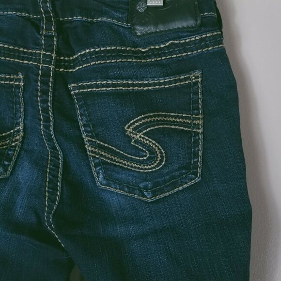 Silver Jeans Women 26 x 29 Suki Super Skinny Super Stretch Blue Denim Pants - Picture 7 of 9